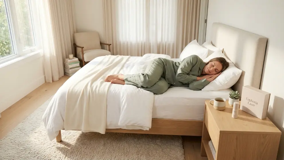 Détente et amélioration du sommeil après une séance de laser bien-être à Montpellier